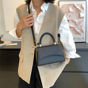 Dames Crossbody Handtas met Croco Structuur | Stijlvol, Compact en Tijdloos Elegant | Gianna