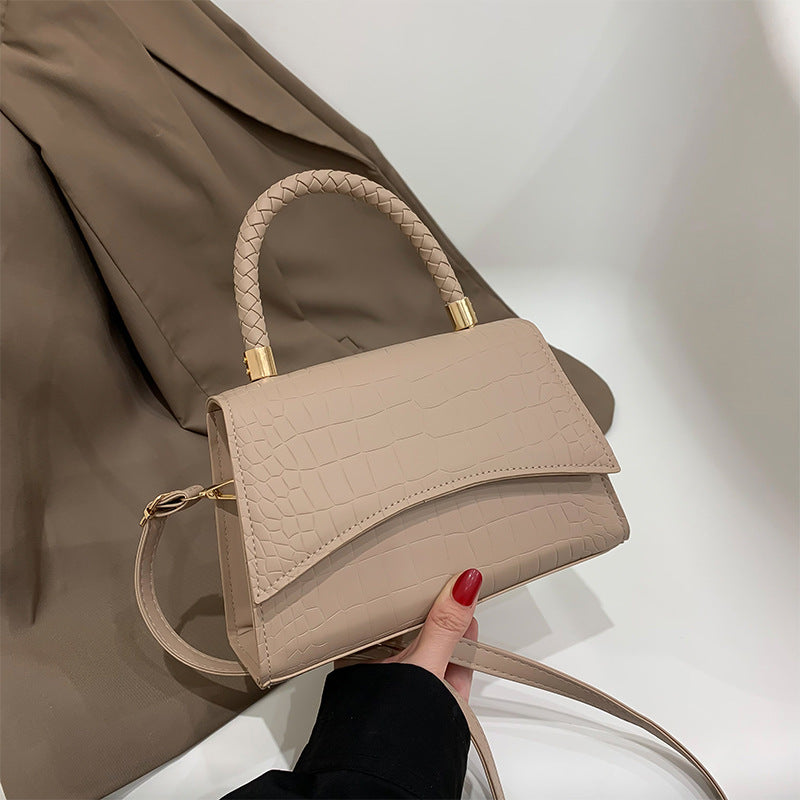 Dames Crossbody Handtas met Croco Structuur | Stijlvol, Compact en Tijdloos Elegant | Gianna