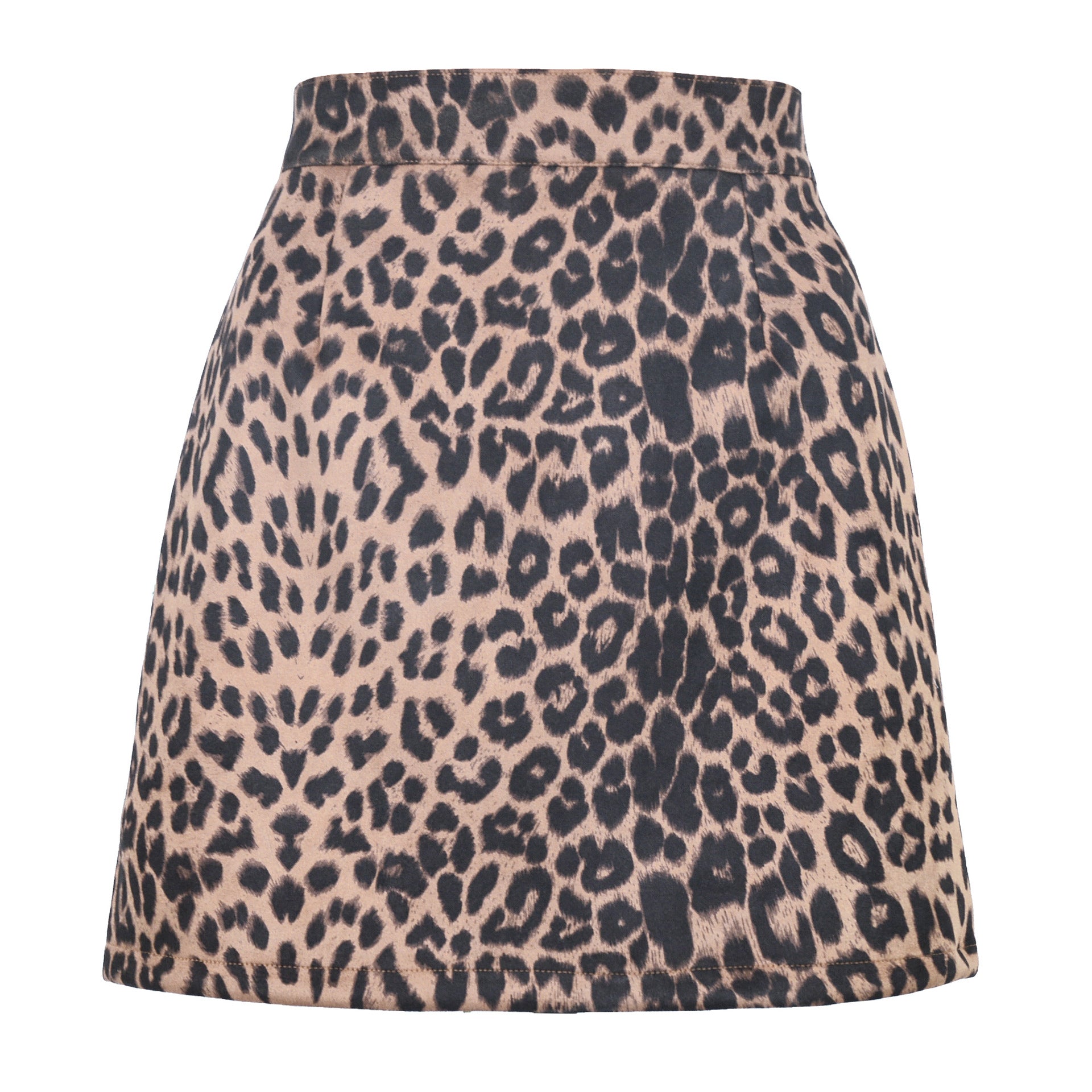 Dames Luipaardprint High Waist Rok | Trendy en Comfortabel | Gigi