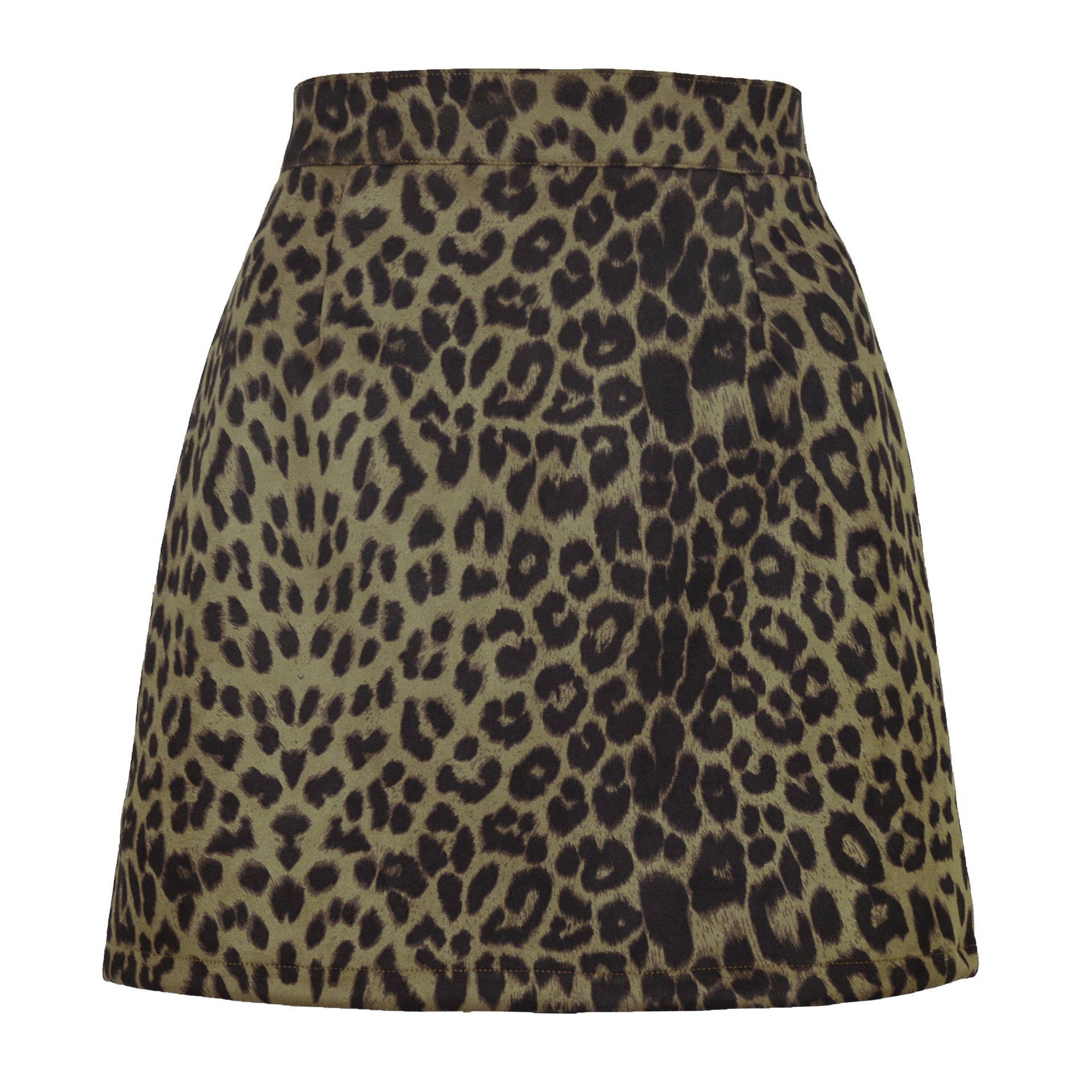 Dames Luipaardprint High Waist Rok | Trendy en Comfortabel | Gigi