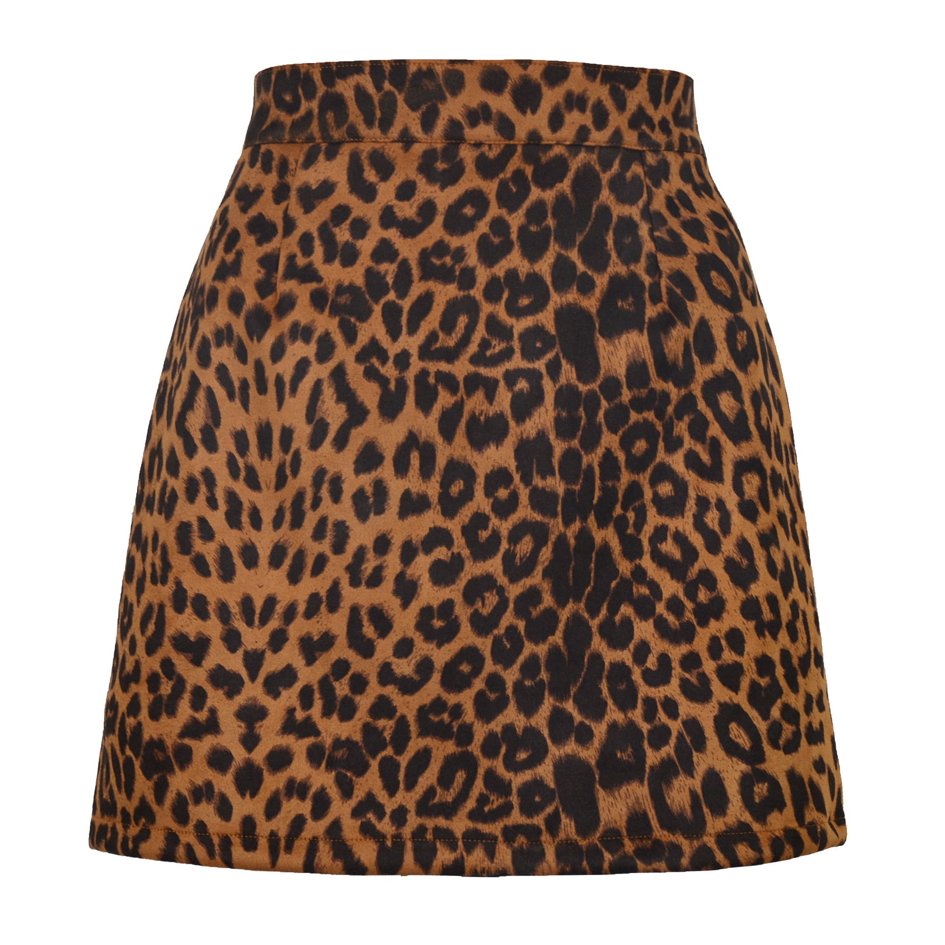 Dames Luipaardprint High Waist Rok | Trendy en Comfortabel | Gigi