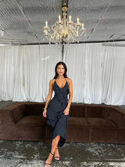 Dames Elegante Halter Maxi Jurk met Ruffles | Luchtig, Vrouwelijk en Zomers Chic | Giulia