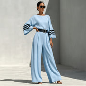 Dames Linnen Mix Wide-Leg Jumpsuit | Perfect voor de Zomer en Strand | Gleonora