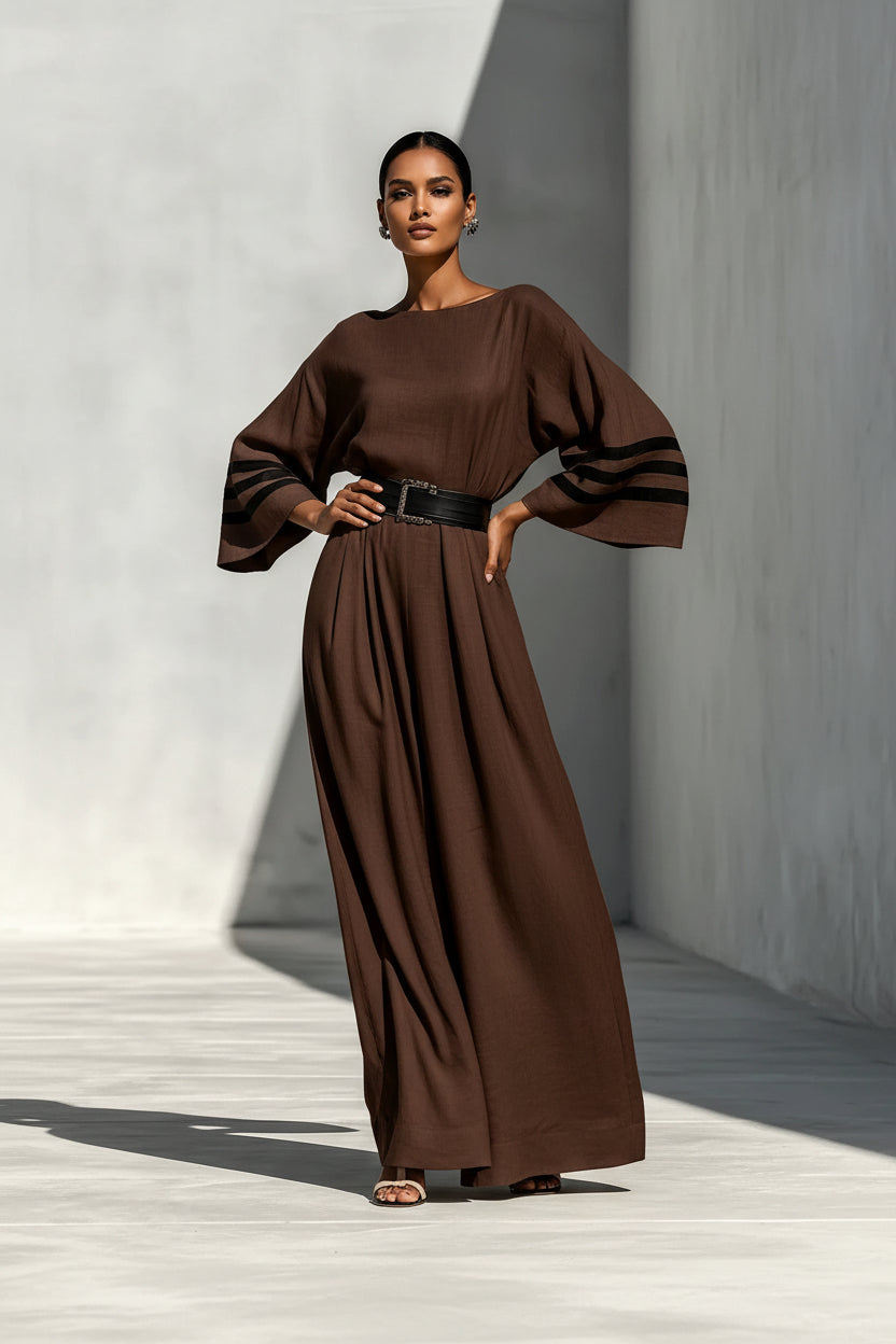 Dames Linnen Mix Wide-Leg Jumpsuit | Perfect voor de Zomer en Strand | Gleonora