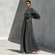 Dames Linnen Mix Wide-Leg Jumpsuit | Perfect voor de Zomer en Strand | Gleonora