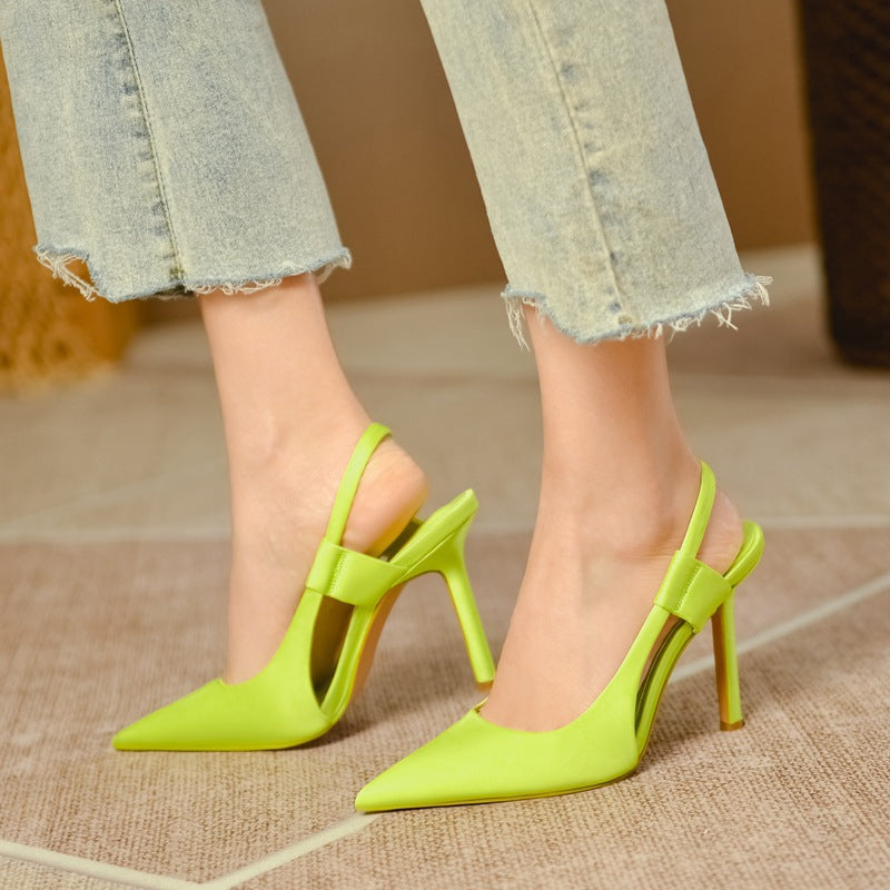 Dames Elegante Puntige Slingback Hakken | Trendy Stiletto Pumps | Greciana