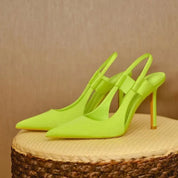 Dames Elegante Puntige Slingback Hakken | Trendy Stiletto Pumps | Greciana
