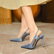 Dames Elegante Puntige Slingback Hakken | Trendy Stiletto Pumps | Greciana