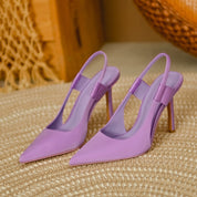 Dames Elegante Puntige Slingback Hakken | Trendy Stiletto Pumps | Greciana