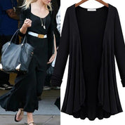 Dames Lang Vest met Elegante Details | Ravenna