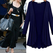 Dames Lang Vest met Elegante Details | Ravenna