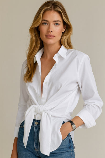 Dames Elegante Blouse met Strikdetail | Holly