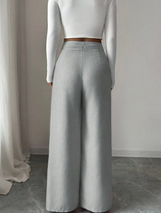 Kaylee | Trendy High Waist Pantalon Met Rechte Pijpen