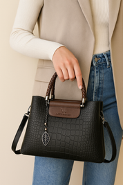 Dames Luxe Stijlvolle Handtas met Vakken | Lois