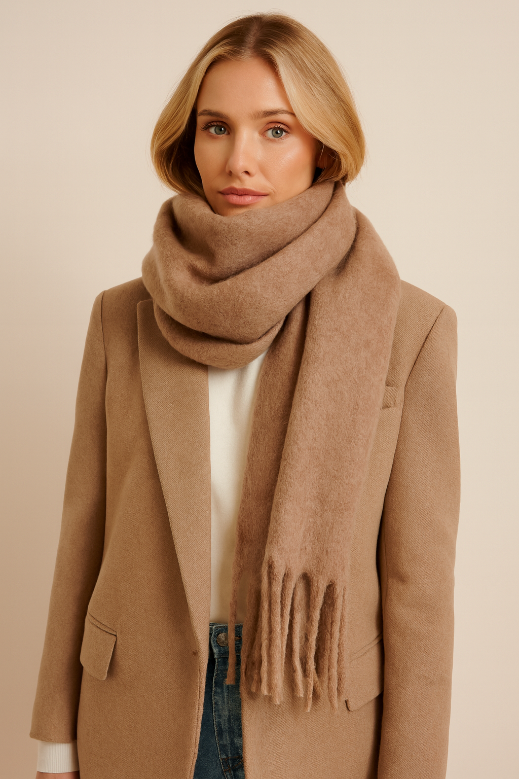 Dames Warme Wollen Sjaal | Lola