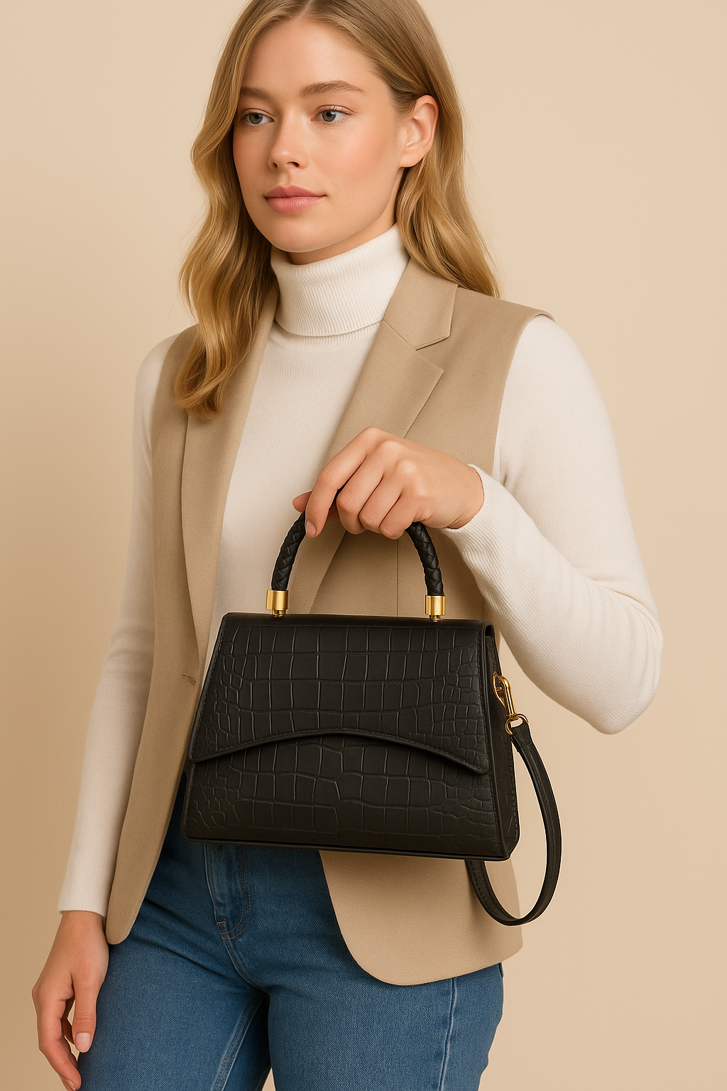 Dames Handtas met Bovenhandvat | Lovie