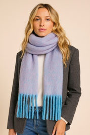 Dames Warme Sjaal met Franjes | Lua