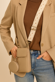 Dames Stijlvolle Crossbody Tas met Telefoonvak | Luna