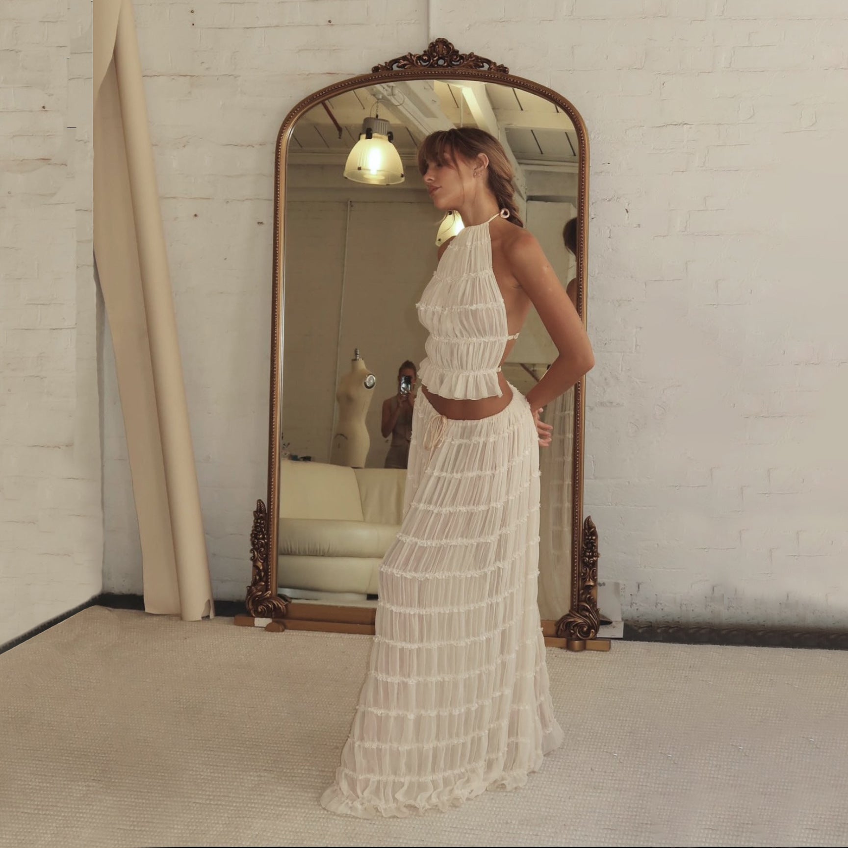 Marley | Zomerse Set Halter Top & Maxi Rok