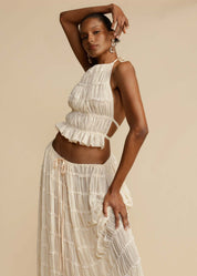 Marley | Zomerse Set Halter Top & Maxi Rok