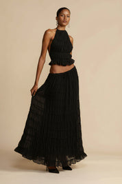 Marley | Zomerse Set Halter Top & Maxi Rok