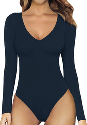 Dames Corrigerende Bodysuit met Lange Mouwen | Moria