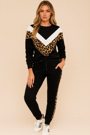 Dames Comfort Set met Panterdetails | Narissa