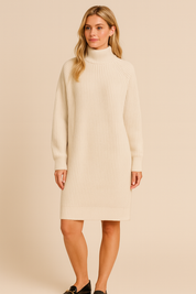Dames Gebreide Col Jurk met Oversized Pasvorm | Nayeli