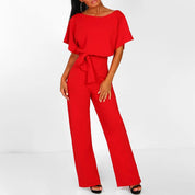 Dames Jumpsuit met Wijde Pijpen – Elegante Overall | Nola