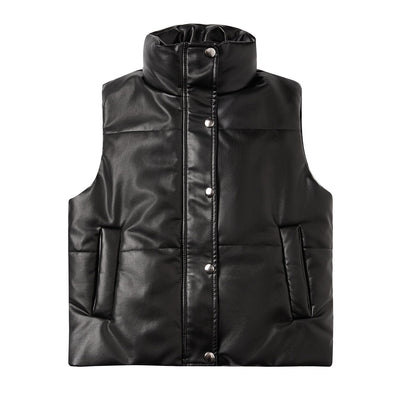 Dames Bodywarmer met Gewatteerd Design en Hoge Kraag | Brenda