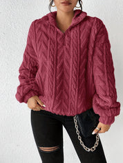 Dames Fleece Trui met Hoogsluitende Kraag | Risma