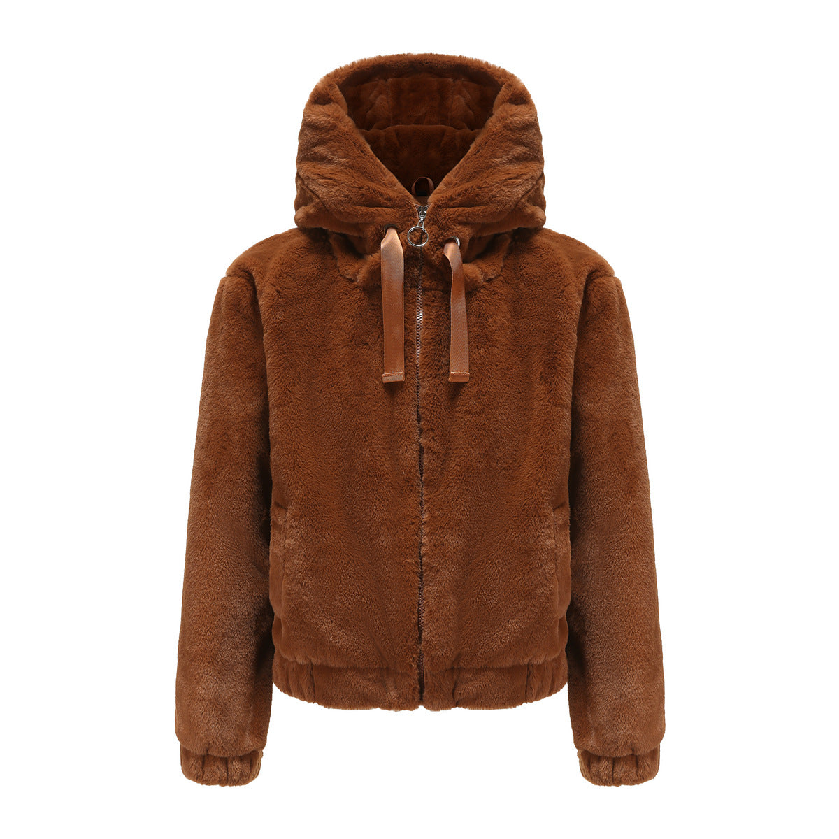 Dames Teddy Jas met Capuchon en Zachte Fleece Voering | Beertje
