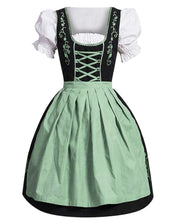 Dames Oktoberfest Dirndl Jurk met Schort en Borduurdetails | Novella