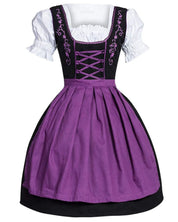 Dames Oktoberfest Dirndl Jurk met Schort en Borduurdetails | Novella