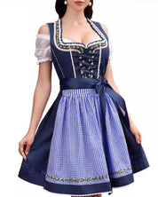 Dames Feestelijke Oktoberfest Jurk met Pofmouwen en Losse Fit | Nelly