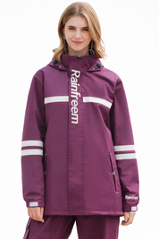 Dames Waterdicht Regenpak met Capuchon – Regenjas en Regenbroek Set | Blossom