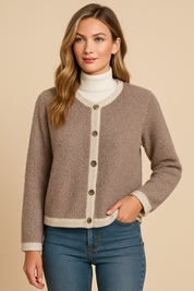 Dames Zacht Vest met Knoopsluiting | Rachel