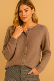 Dames Vest met Ronde Hals | Raquel