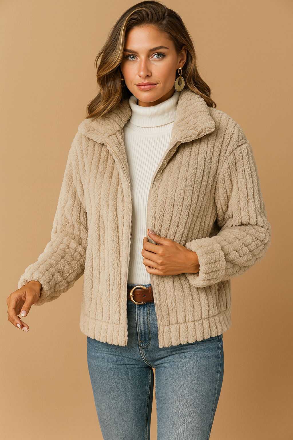 Dames Zacht Fleece Vest met Rits | Reisha