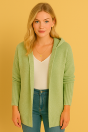 Dames Ruimvallende Vest met Capuchon | River