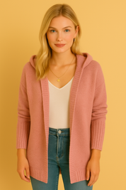 Dames Ruimvallende Vest met Capuchon | River