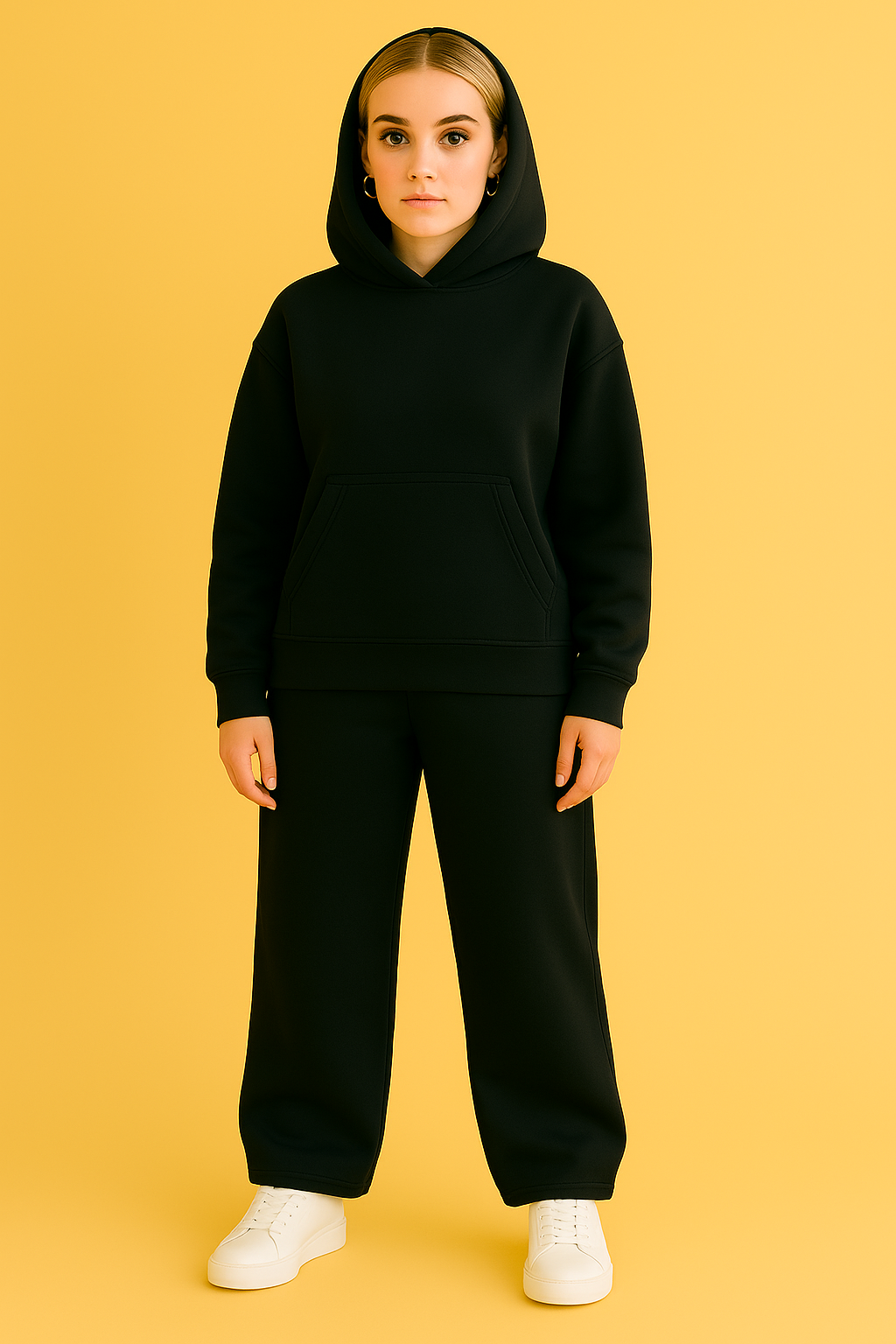 Dames Jogging Set met Capuchon en Zak | Dewi