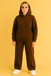 Dames Jogging Set met Capuchon en Zak | Dewi