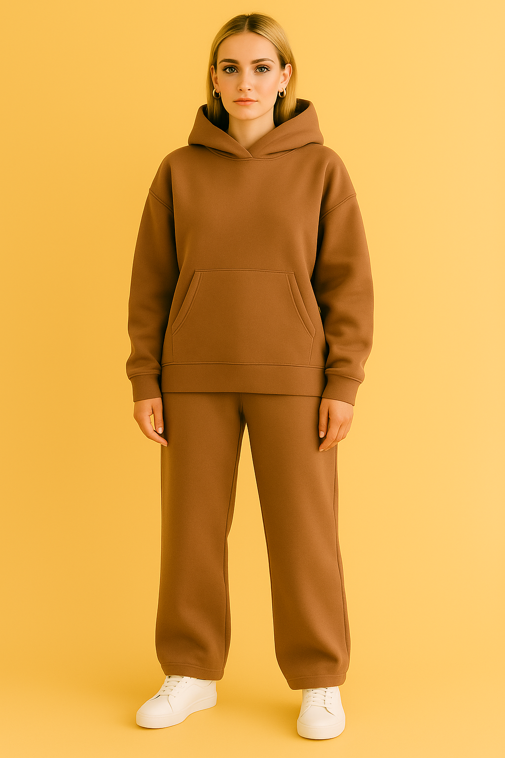 Dames Jogging Set met Capuchon en Zak | Dewi