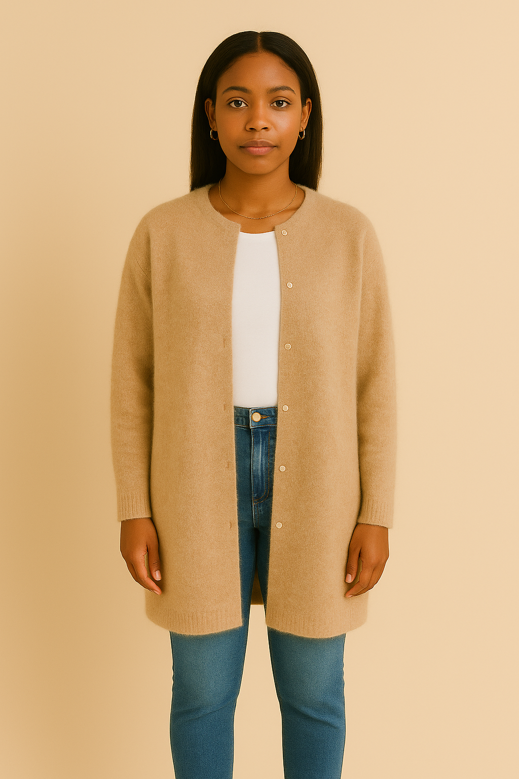 Dames Zacht Gebreid Vest | Roxanne