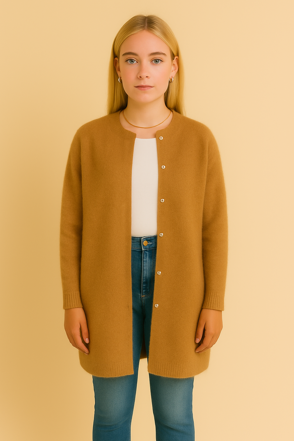 Dames Zacht Gebreid Vest | Roxanne