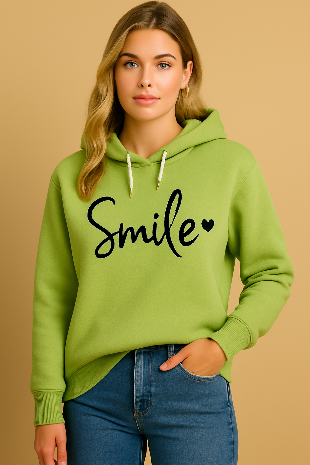 Dames Hoodie met Print | Sally