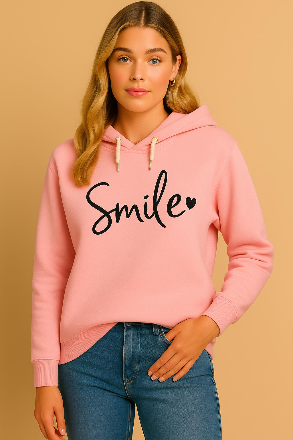 Dames Hoodie met Print | Sally