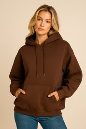 Dames Casual Ruimvallende Comfortabele Hoodie met Capuchon | Sarelia