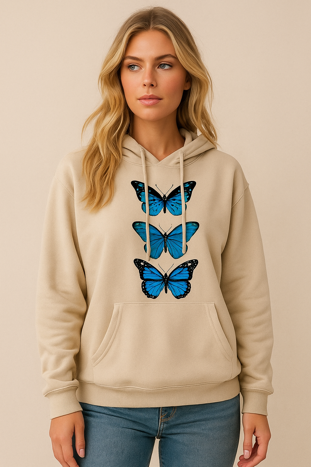 Dames Trendy Comfortabele Hoodie met Vilinder Print | Sorevia